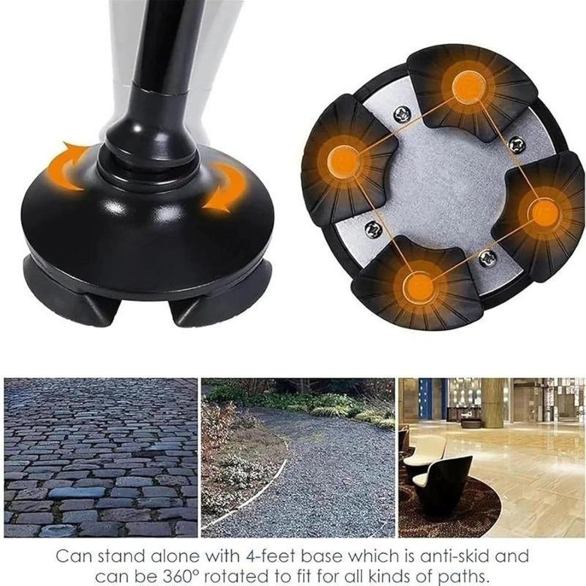 Foldable Smart Cane with LED Light