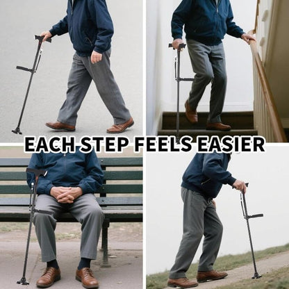 Foldable Smart Cane with LED Light